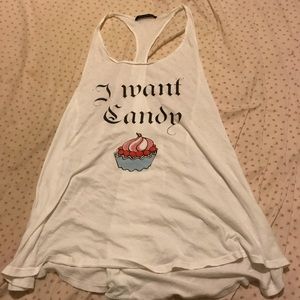 Wildfox I Want Candy Tank/Tunic